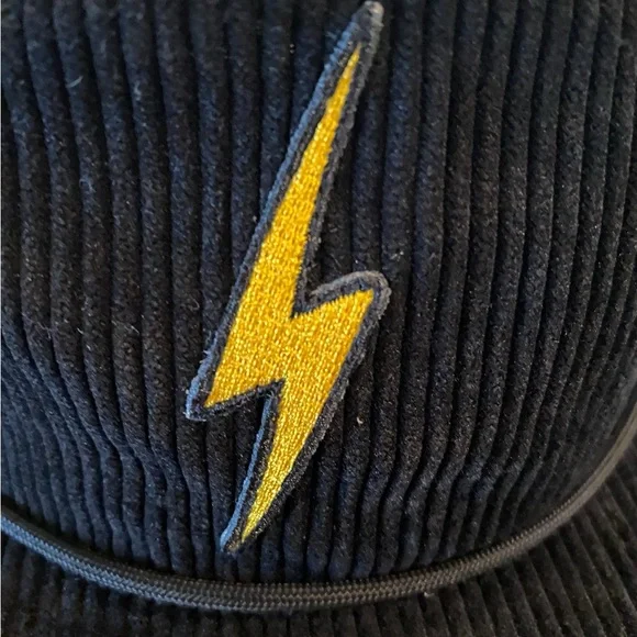 new Aviator Nation Bolt Vintage Corduroy black Trucker Hat - Picture 5 of 12